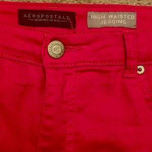 High waisted jeggings